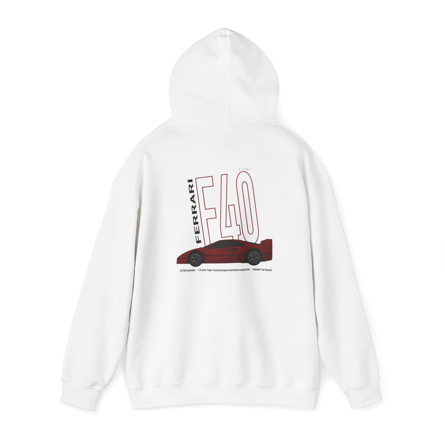 Classic Ferrari F40 Hoodie