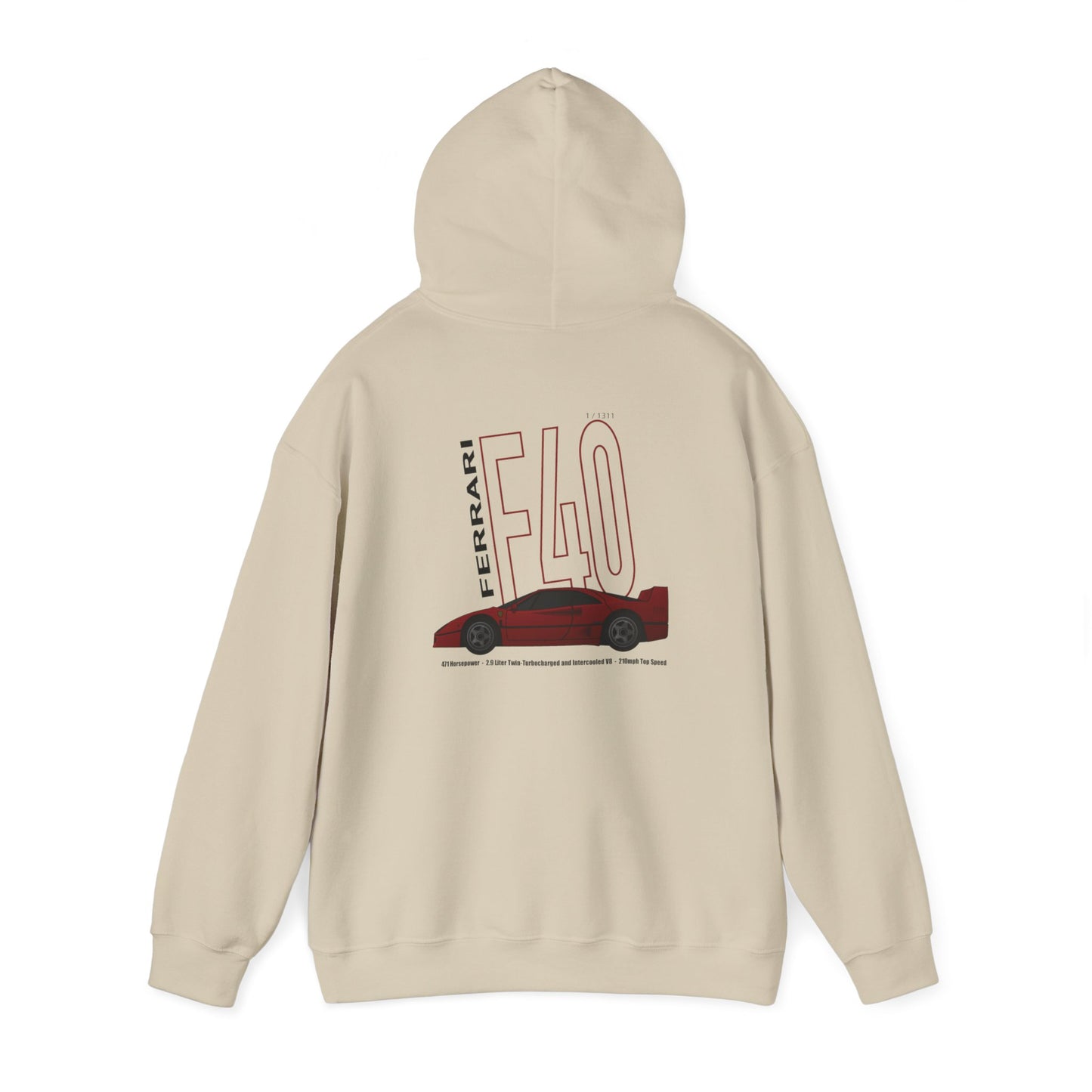 Classic Ferrari F40 Hoodie